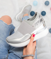 Buty sportowe Foreverfolie HQ218 Srebrne