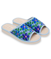 Kapcie damskie Natural Style NS-053 Niebieskie