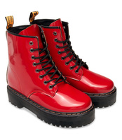 Glany damskie N/M KS-1255 Czerwone