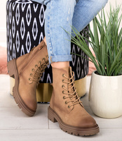 Botki damskie Skotnicki B-3-1352 Brązowe