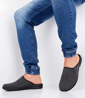 Kapcie męskie Befado 548M014 Szare