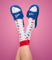 Klapki damskie Kubota Rzep KKRZ16 Błękitne