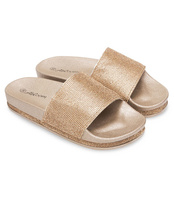 Klapki damskie Abloom SY665 Złote