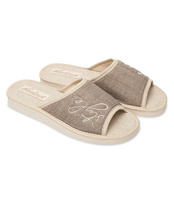 Kapcie damskie Natural Style NS-096 Brązowe