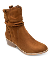 Botki damskie Super Mode 3893 Brązowe