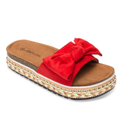 Klapki damskie Abloom SY679 Czerwone