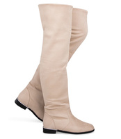 Kozaki damskie Chic Nana CN866 Beżowe