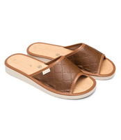 Kapcie damskie Natural Style NS-112 Brązowe