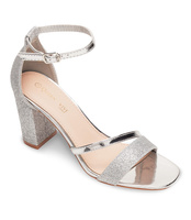 Sandałki damskie Queen Vivi 1-222 Srebrne