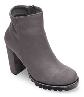 Botki damskie Abloom 58-581 Szare