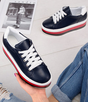 Buty sportowe damskie Ideal Shoes U-6273 Granatowe