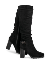 Kozaki damskie Sixth Sens F163 Czarne