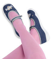 Tenisówki dziecięce Befado 114Y313 Jeansowe