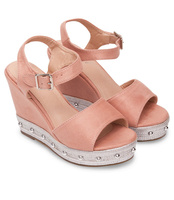 Sandały damskie Bestelle S1012-10SC-1 Różowe