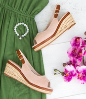 Sandałki damskie Sixth Sens FG10 Beżowe