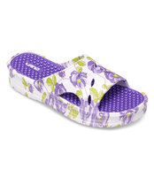 Klapki damskie basenowe Lano KL-3-1325-1 Fioletowe