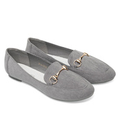 Mokasyny damskie Skotnicki P-3-0563 Szare