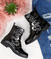 Botki damskie Bella Paris A3362Y Czarne