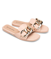 Klapki damskie Laura Mode F-37 Beżowe