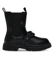 Botki dziewczęce Rock & Joy 7353-3A Czarne + B