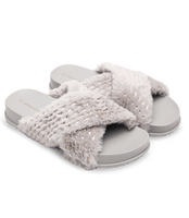 Klapki damskie Ideal Shoes L-2756 Szare