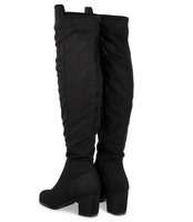 Kozaki damskie Foreverfolie LH71 Czarne