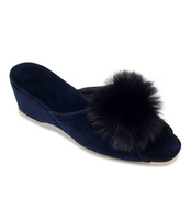 Kapcie damskie Natural Style NS-031 Granatowe