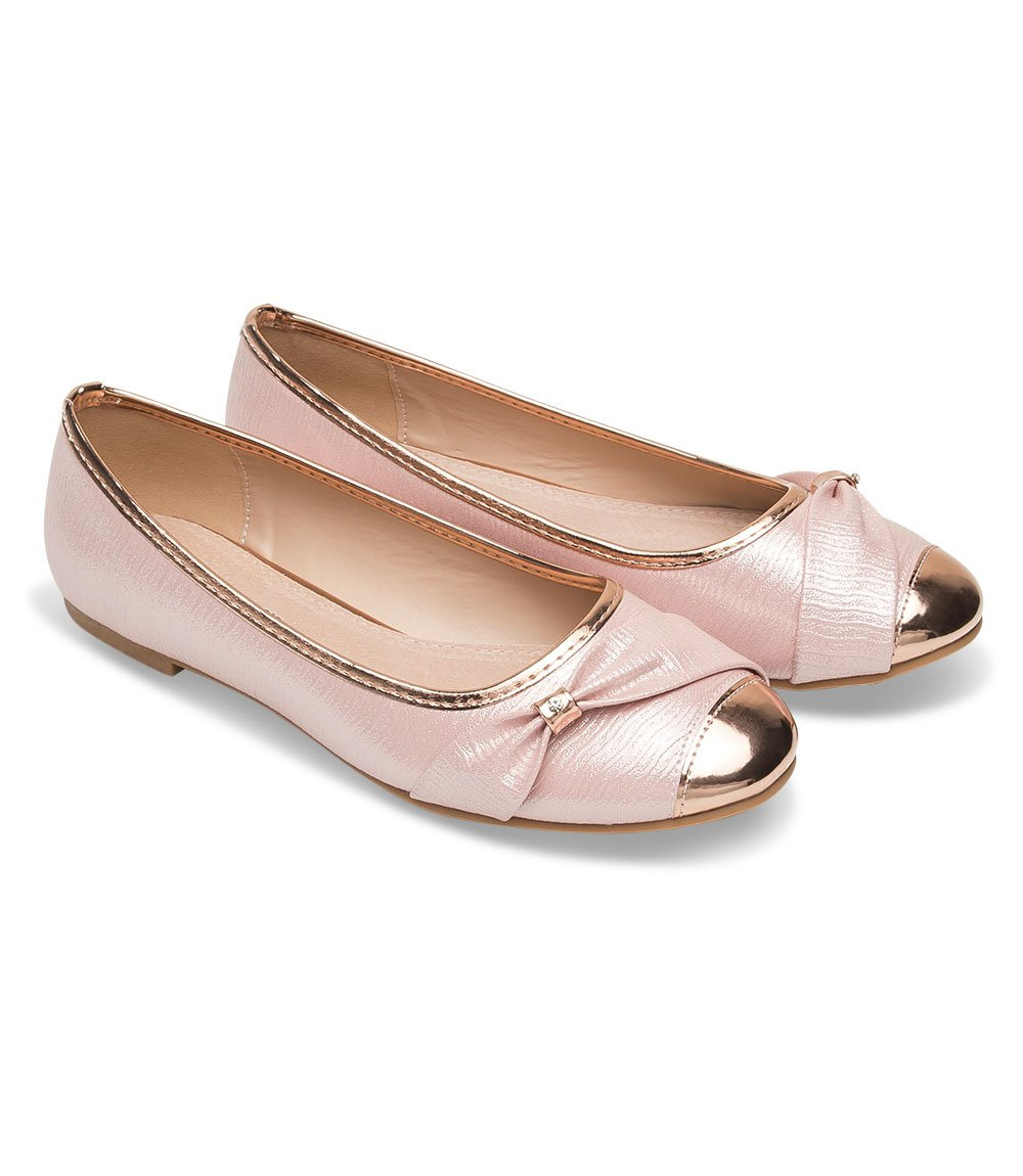 Balerinki damskie American Club LU15/19 Szampańskie