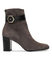 Botki damskie Laura Messi 1823 Szare