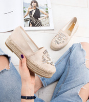 Espadryle damskie Sixth Sens 888-60 Beżowe