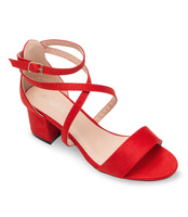 Sandałki damskie Laura Mode QL-69 Czerwone