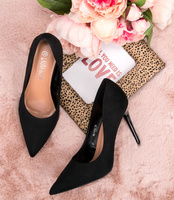 Czółenka damskie Laura Mode QL-113 Czarne