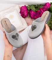 Kapcie damskie Inblu CF-35 Szare