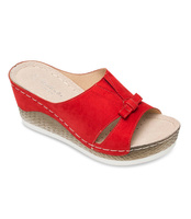 Klapki damskie Skotnicki KL-3-6025 Czerwone