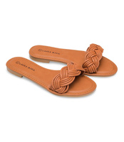 Klapki damskie Laura Mode F-40 Brązowe