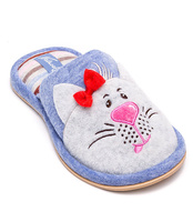 Kapcie damskie Natural Style NS-226 Niebieskie