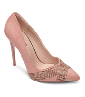 Czółenka damskie Mulanka B-84 Różowe