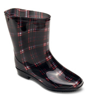 Kalosze damskie Lano ANX-01 Black/Red