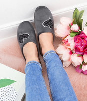 Kapcie damskie Inblu CF-39 Szare