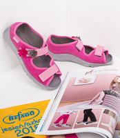 Sandałki dziecięce Befado 969Y102 Różowe