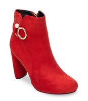 Botki damskie Bello Star B8818 Czerwone