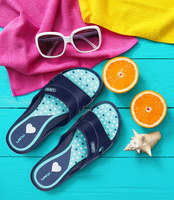 Klapki damskie basenowe Lano KL-3-3060-13 Granatowe