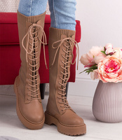 Botki damskie Sixth Sens JW99 Brązowe