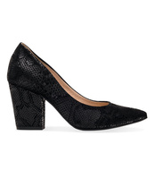 Czółenka damskie Laura Messi 1301 Czarne