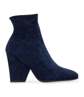 Botki damskie Ideal Shoes TX-2905 Granatowe