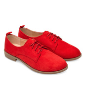 Półbuty damskie Abloom 8336-1 Czerwone