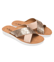 Klapki damskie Skotnicki KL-0529 Beżowe