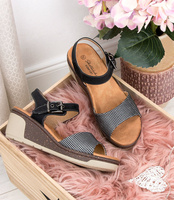 Sandałki damskie Skotnicki S-3-6028 Czarne