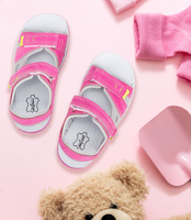 Sandałki dziecięce Befado 066X100 Różowe