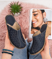 Klapki damskie Escott 231 Granatowe